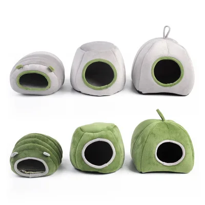 

Small Pet Cotton Nest Windproof Warm And Comfortable Hamster Nest Semi-Enclosed Yurt Hedgehog Hamster Nest Hamster Accessories