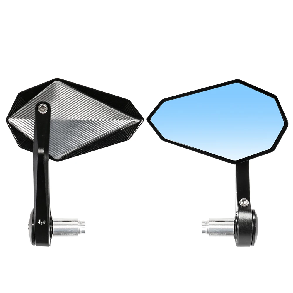 

Aluminum Alloy Universal Rear View Mirror Fashion Motorcycle Side Rearview Mirrors Moto for Handlebar Inner Size 13-14mm 17-19mm