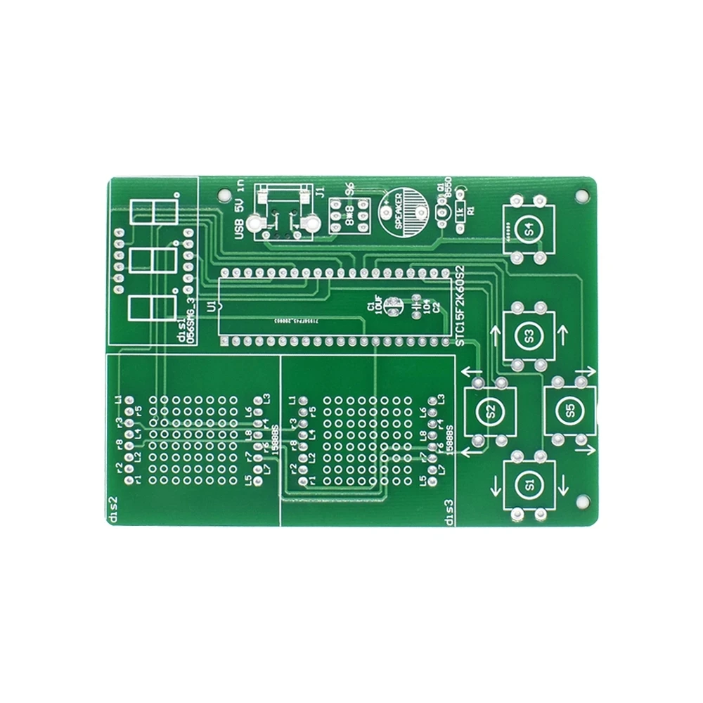 DIY Game Board Kit 51 SCM Chip Retro Electronic Soldering Practice Console Maker Small Production student lab