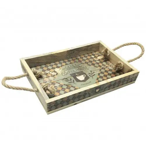 

DOLBOVI Modatools Wood tray Wire Rope Small Size 31392S tray поднос plateau de service