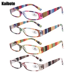 4 Pack Fashion Women Reading Glasses High Quality Ladies Colorful Small Presbyopic Eyeglasses Elegant Reader Eyewear 1.00 - 3.50