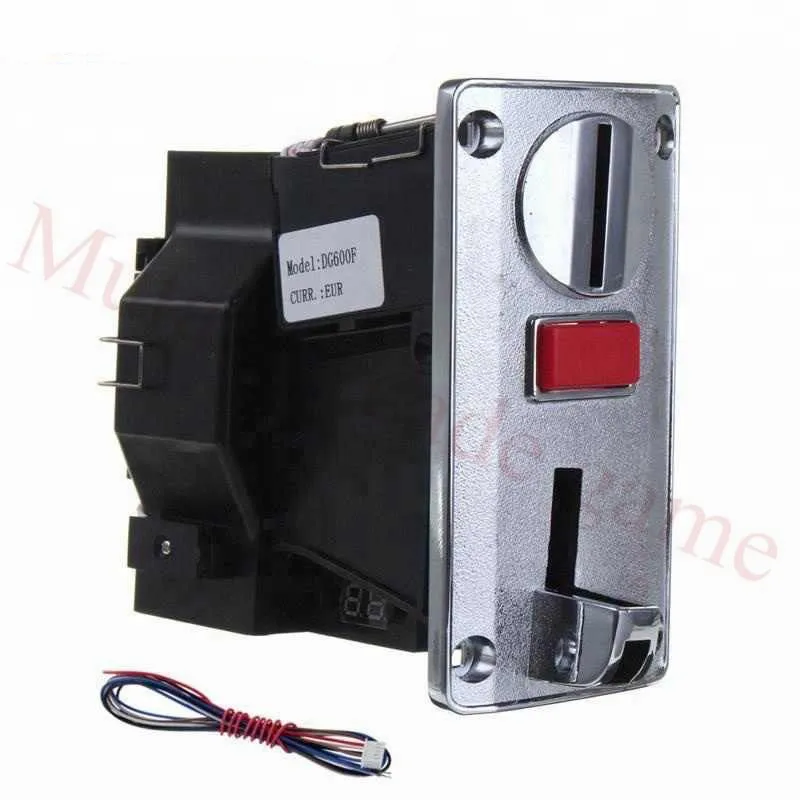 

DG600F programmable multi coin acceptor with 6 different kind coins for washing machine electronic vending machine coin selector