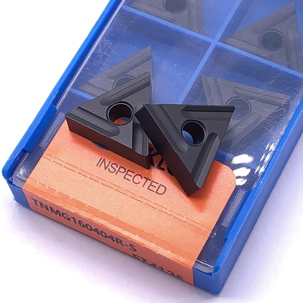 10 قطعة RCKLCY تحول كربيد إدراج TNMG160404 R-S FT4125 للصلب تحول أدوات cnc مخرطة القاطع جودة عالية الآلات