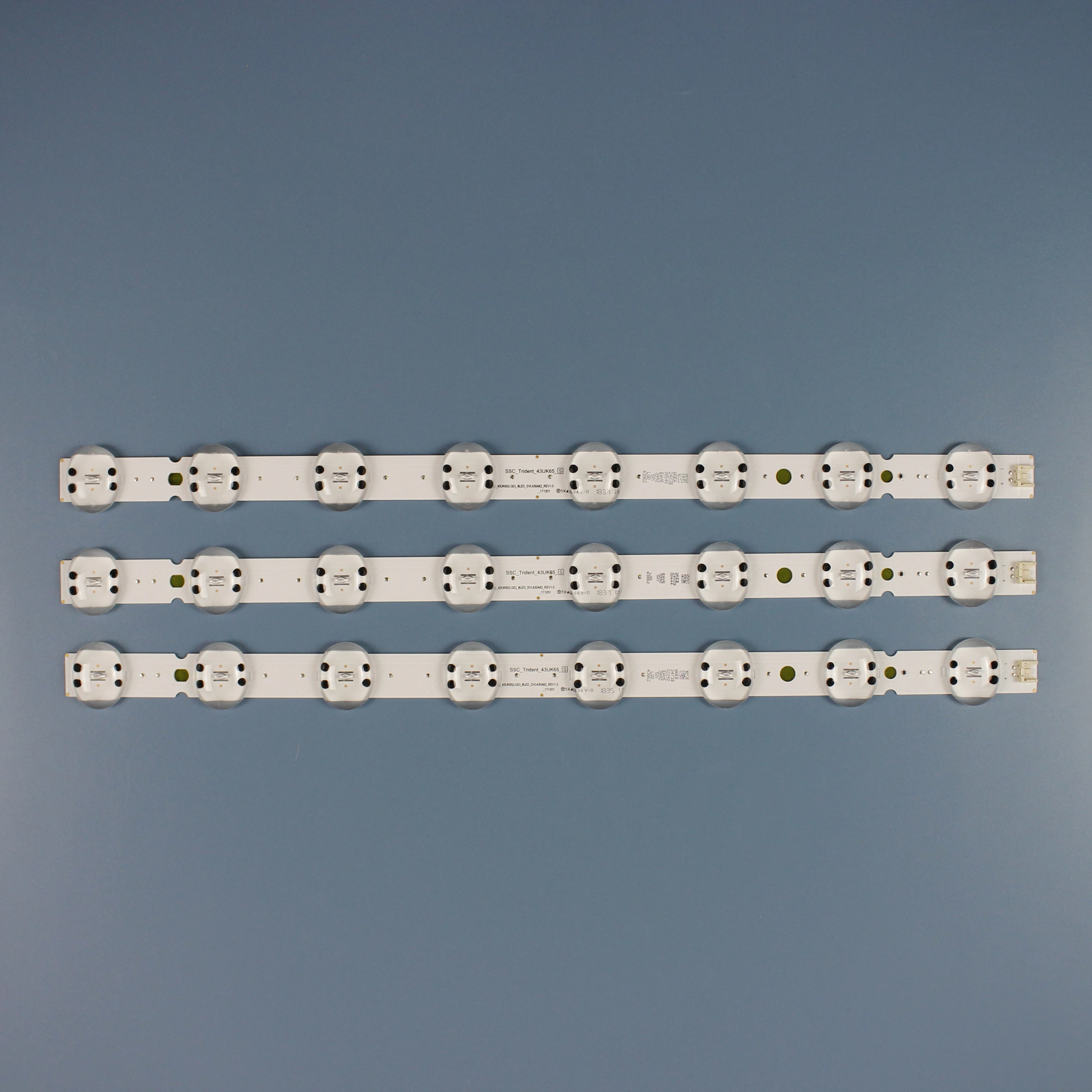 

LED Backlight strip 8 lamp SSC_Trident_43UK65_S SVL430A62 For LG 43"TV 43UK6500 43UK6750 LGD43062 HC430DQG-SLUR-A14X EAV63992501