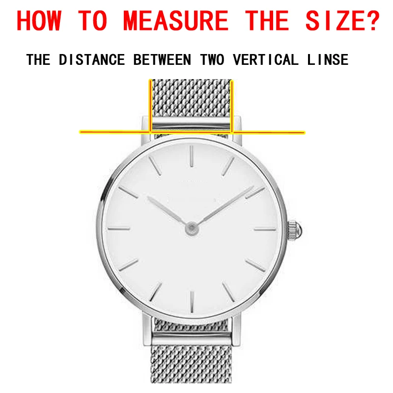 CONVENIENT PINS Mesh Watch Band for Seiko for DW Watch Milanese Strap 16 18 20  22 mm Men Women Steel Watch Strap Tools