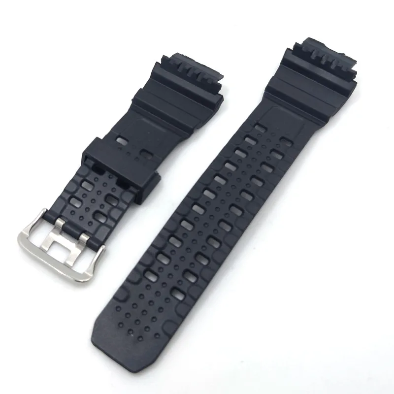 Replace Bands for Casio G-Shock GW-9400 gshock gw9400 Sport Waterproof Watchband Bracelet Accessories Black Resin Watch Strap