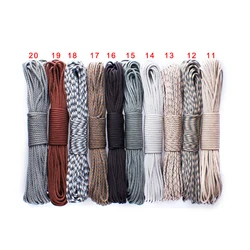 Yougle 100FT (31M) 9 Strand Core 5MM Paracord 100% Nylon 550 Parachute Cord Lanyard Mil Spec Type III 20 Colors