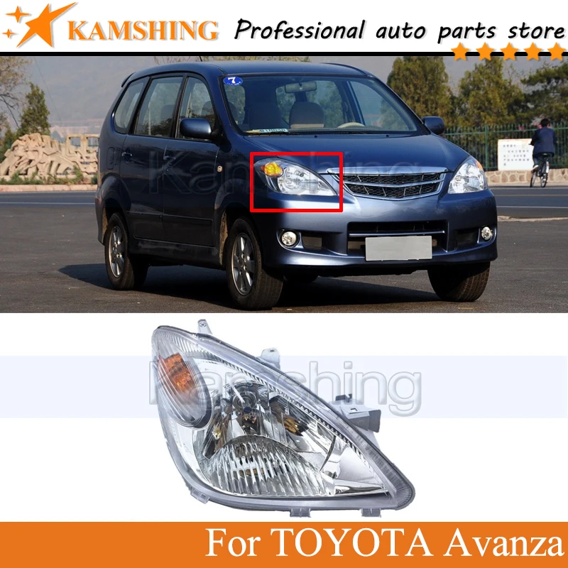 

Kamshing Front bumper head light lamp For TOYOTA Avanza head lamp light headlamp Front bumper headlight headlamp