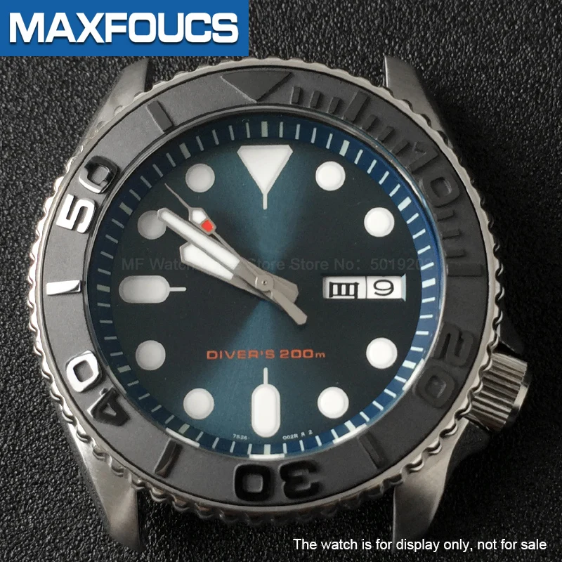 31.5mm Flat with steped edge MOD Sapphire glass for Seiko brand SKX007  SKX009 SRPD Watch crystal watch Parts