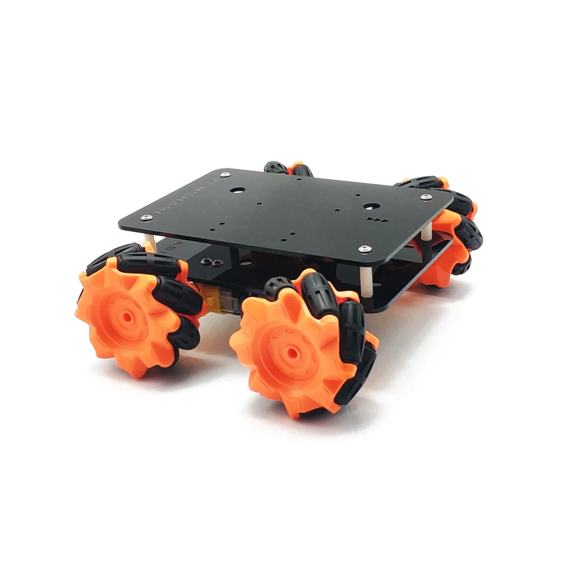 Nieuwe Upgrade Mecanum Wiel Omni-Directionele Robot Car Chassis Kit Met 4 Stuks Tt Motor Voor Arduino Raspberry Pi diy Speelgoed Delen