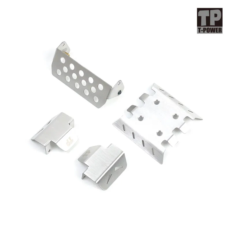 Telaio armatura scudo metallico piastra di protezione ricambi auto RC YK4102 4101 4103 YIKONG YK modello cingolato automobili accessori di aggiornamento originali