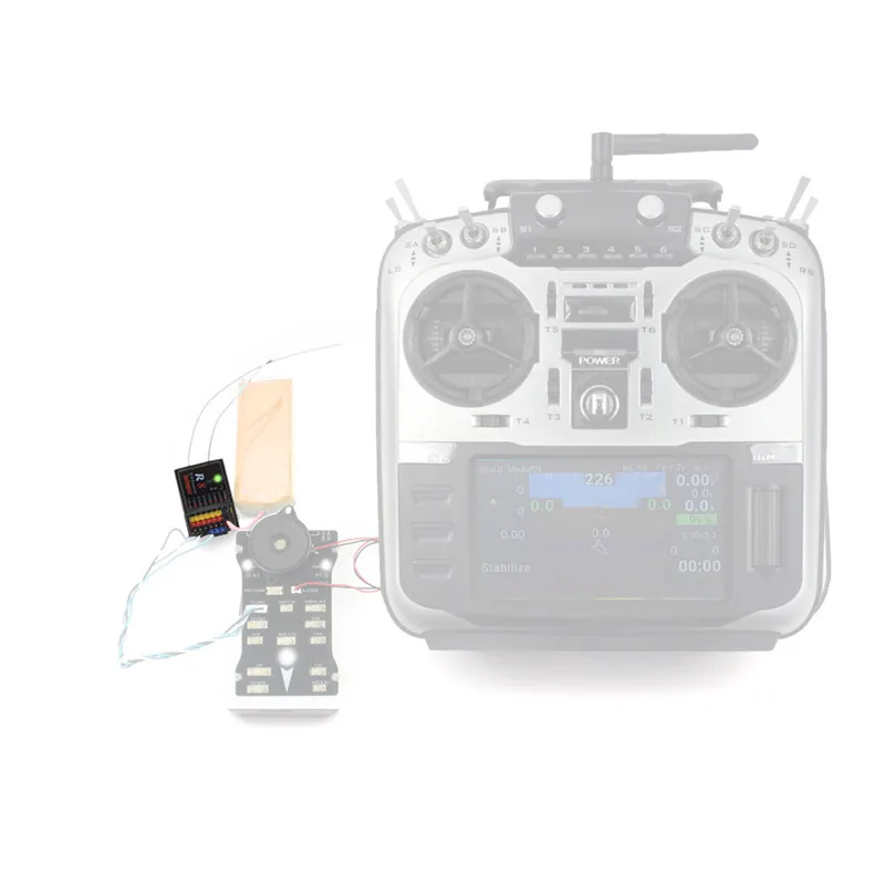 Jumper R8 RC Receiver 16CH Sbus Compatible RadioMaster TX16S Frsky D16 D8 T16 T12 Mode Radio OpenTX for PIX PX4 Flight Control