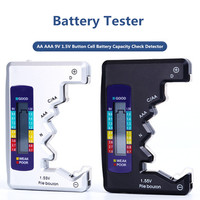 Digital Battery Tester LCD Display C D N AA AAA 9V 1.5V Button Cell Battery Capacity Check Detector Capacitance Diagnostic Tool