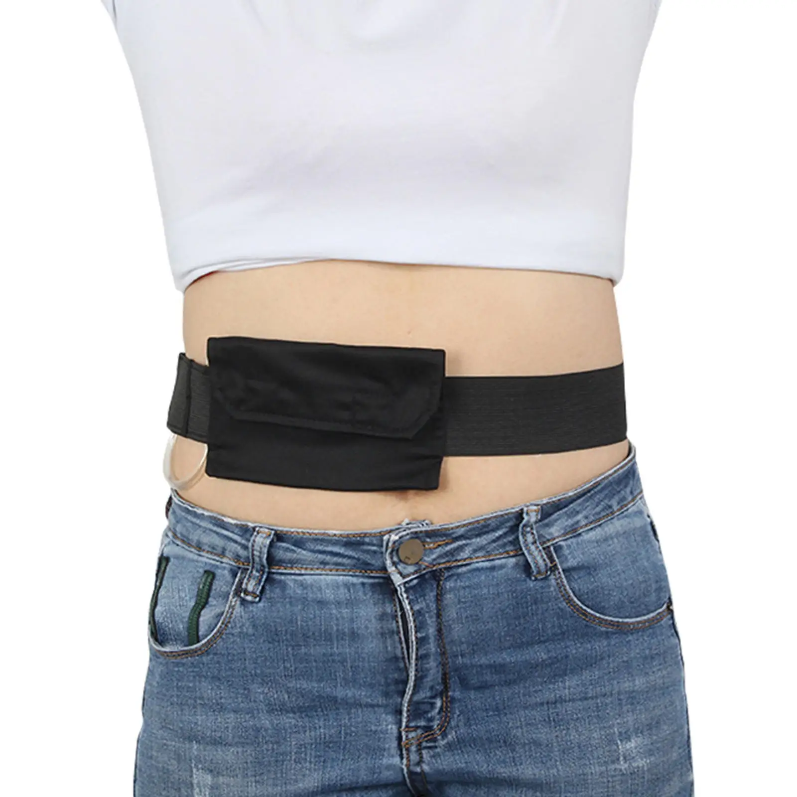 Ceinture de support de Tube G, Tubes d'alimentation, couverture de Tube de cheville, cathéter de gastro-stomie PD, ceinture abdominale péritonale, pour hommes et femmes