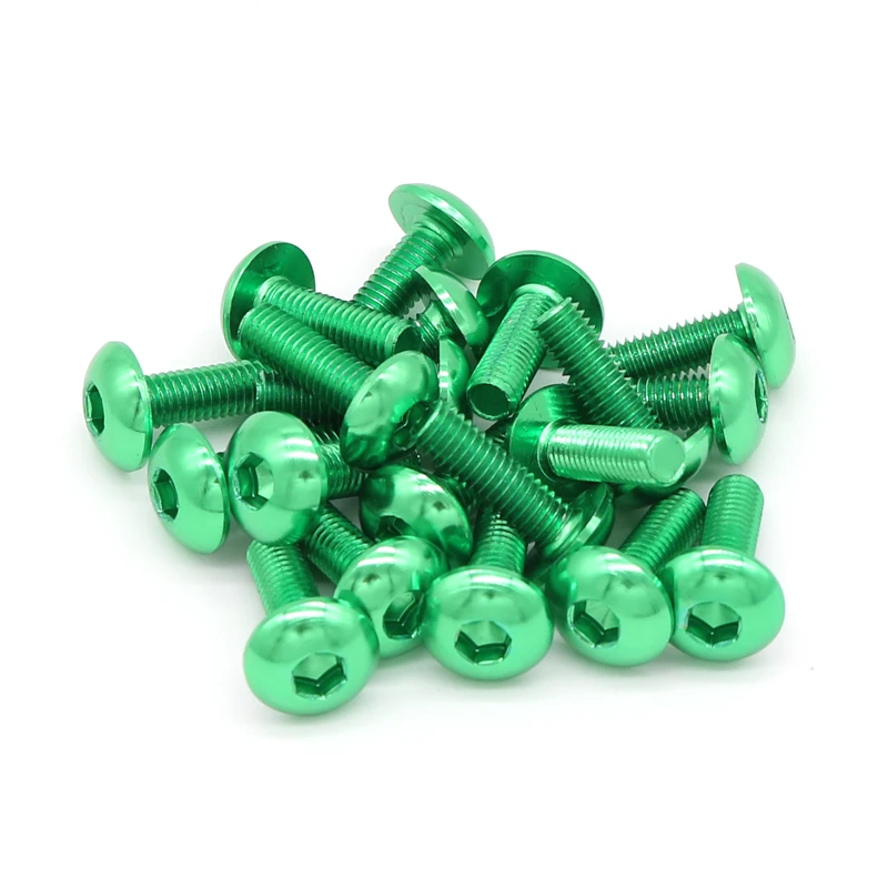 For Kawasaki ZZR600 ZZR1100 ZX-11 ZZR1200 Versys-X 250/300 M6 M5 Motorcycle Complete Cowling Fairing Bolts Kit Speed Nut Screws