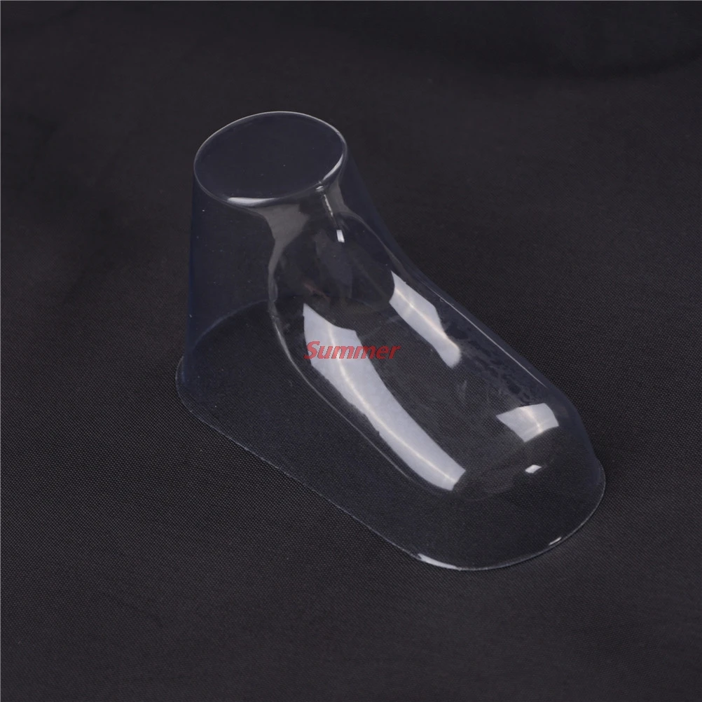 20 Pcs/lot New Transparent Foot Model Sock Molds Paste Baby Fondant Booties Mould Extrusion Display Gift Shoe Packaging 9cm