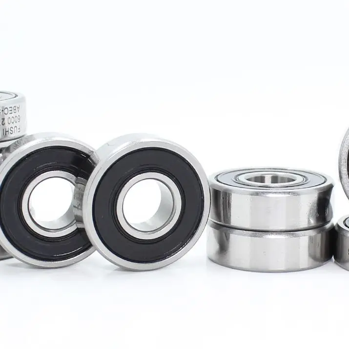 

6000RZ Bearing 10*26*8 mm ABEC-3 ( 10 PCS ) Mute High Speed For Blowers 6000 RS 2RZ Ball Bearings 6000RS 2RS With Nylon Cage