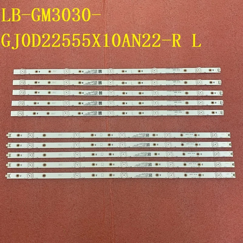 LED Backlight Strip for LB-GM3030-GJ0D22555X10AN22-R-1-H L T 55PUS7304 55PUS7855 55PUS6704 55PUS7394 55PUS7504 55PUS6754/12