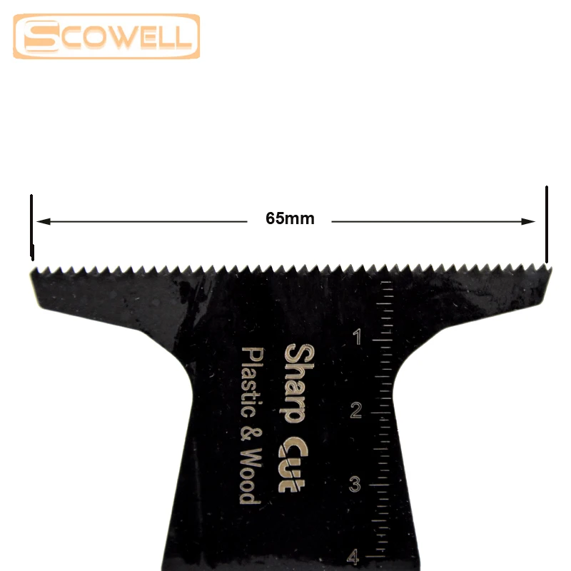 Imagem -03 - Ferramentas Oscilantes Saw Blades para Máquinas Starlock Multi Tool Corte de Madeira Faça Você Mesmo Jigsaw Acessórios 65 mm 10 Pcs