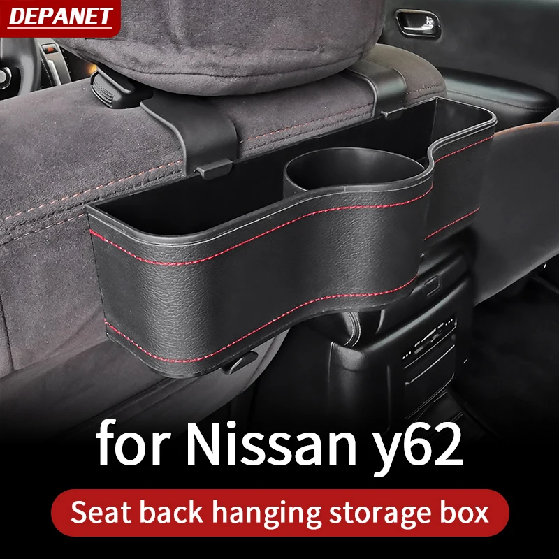 Depanet Seat back storage box For nissan patrol y62 accessories nismo cover upgrades interior 2010-2022