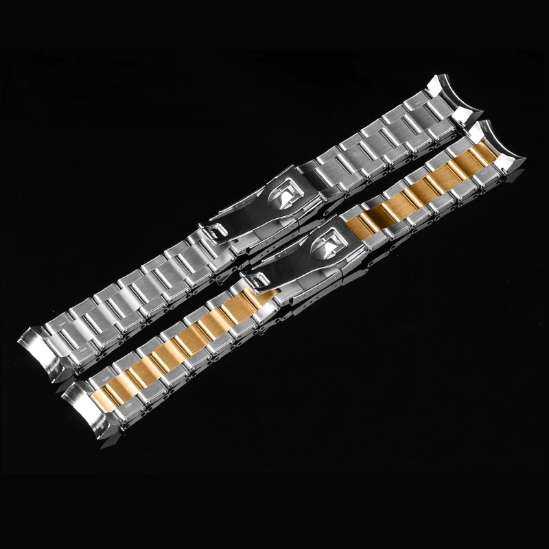 22mm Solid Stainless Steel Watchband For T-udor Black Bay 79830 79730 79220R Heritage Chrono Watch Strap Wrist Bracelet Rivet