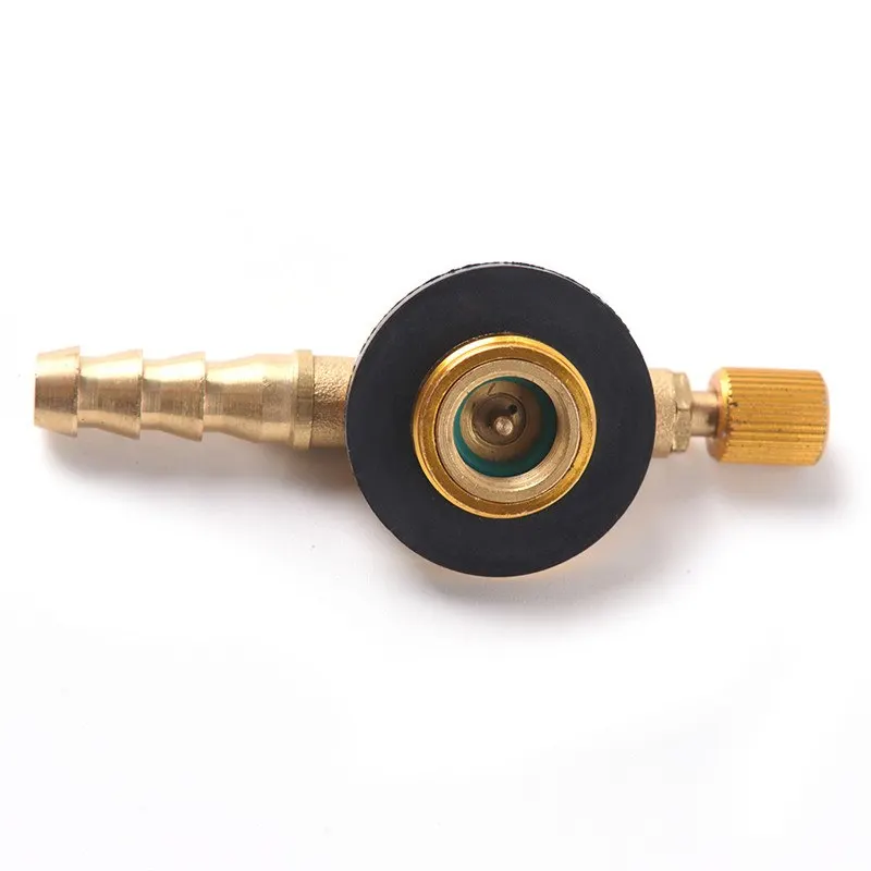 2styles Camping Gas stove regulating valve Safe Switching Charging Inflatable Valve Adapter for Flat Tank Liquefied Cylinder