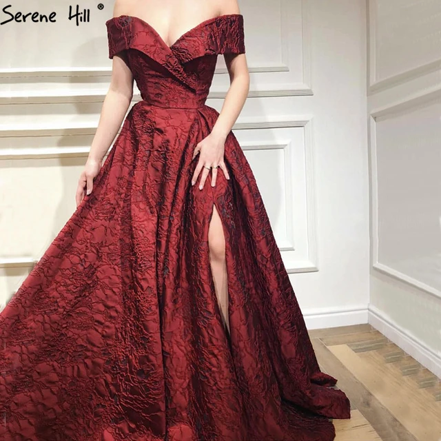 2024 Newest Designer Long Red Gowns Off Shoulder Sexy Fashion Formal Evening Dresses CustomizedLA6484 AliExpress 320