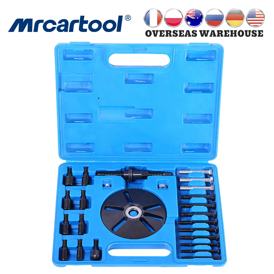 

MR CARTOOL Universal Harmonic Balancer Puller&Installer Automatic Belt Pulley Installation Master Disassemble Tool Set Kit