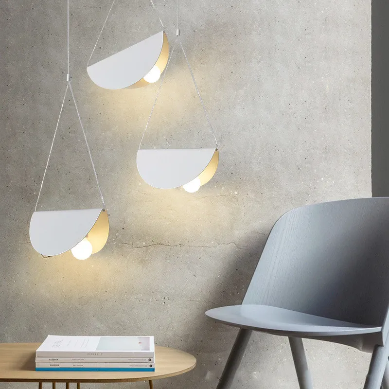 

Glider pendant light Metal lamp white Art origami lamp Cafe Dinning Room Restaurant Hotel Bar kitchen island pendant lights