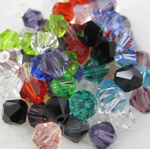 Mixed colors 4mm 720pcs/Lot Chinese Top Quality Crystal Bicone Beads Free Shipping