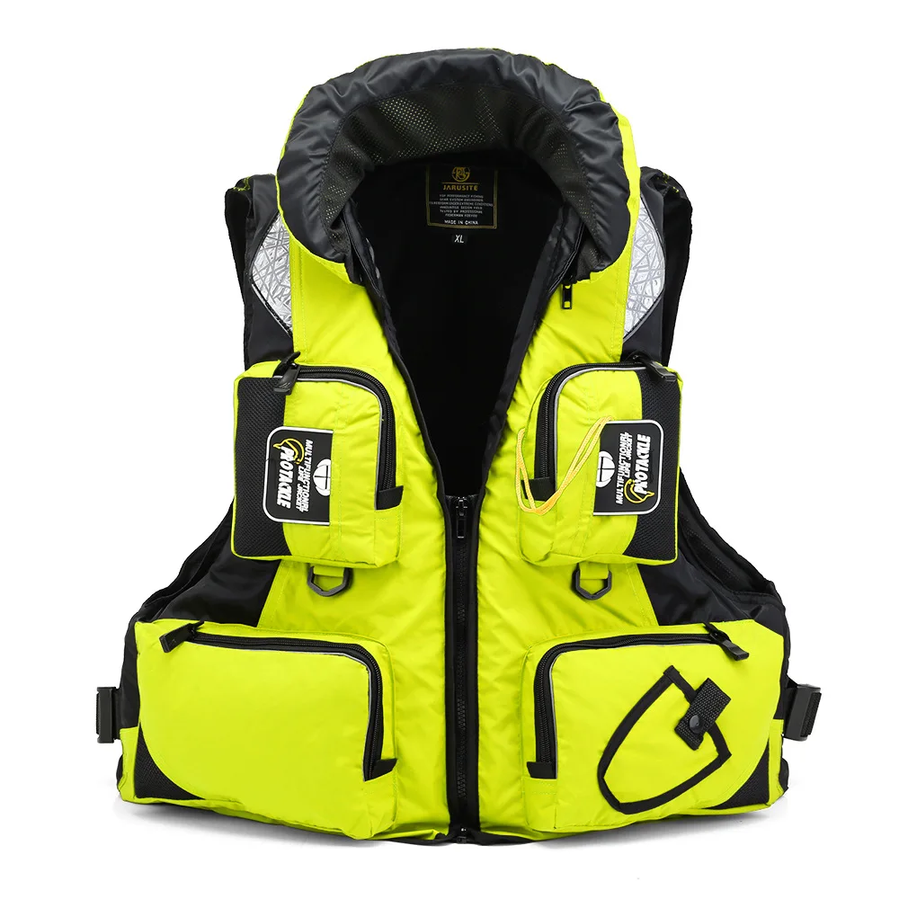 CE buoyancy suit portable fishing vest adult professional road Asian fishing suit sea fishing multi-pocket vest life jacket