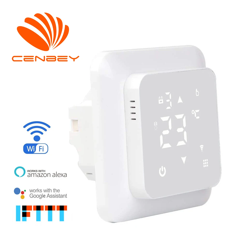 Cenbey Thermost Tuya Smart Home Thermostat Wifi Led Display Termostat Underfloor Heating Digital Thermostat контролер Alexa