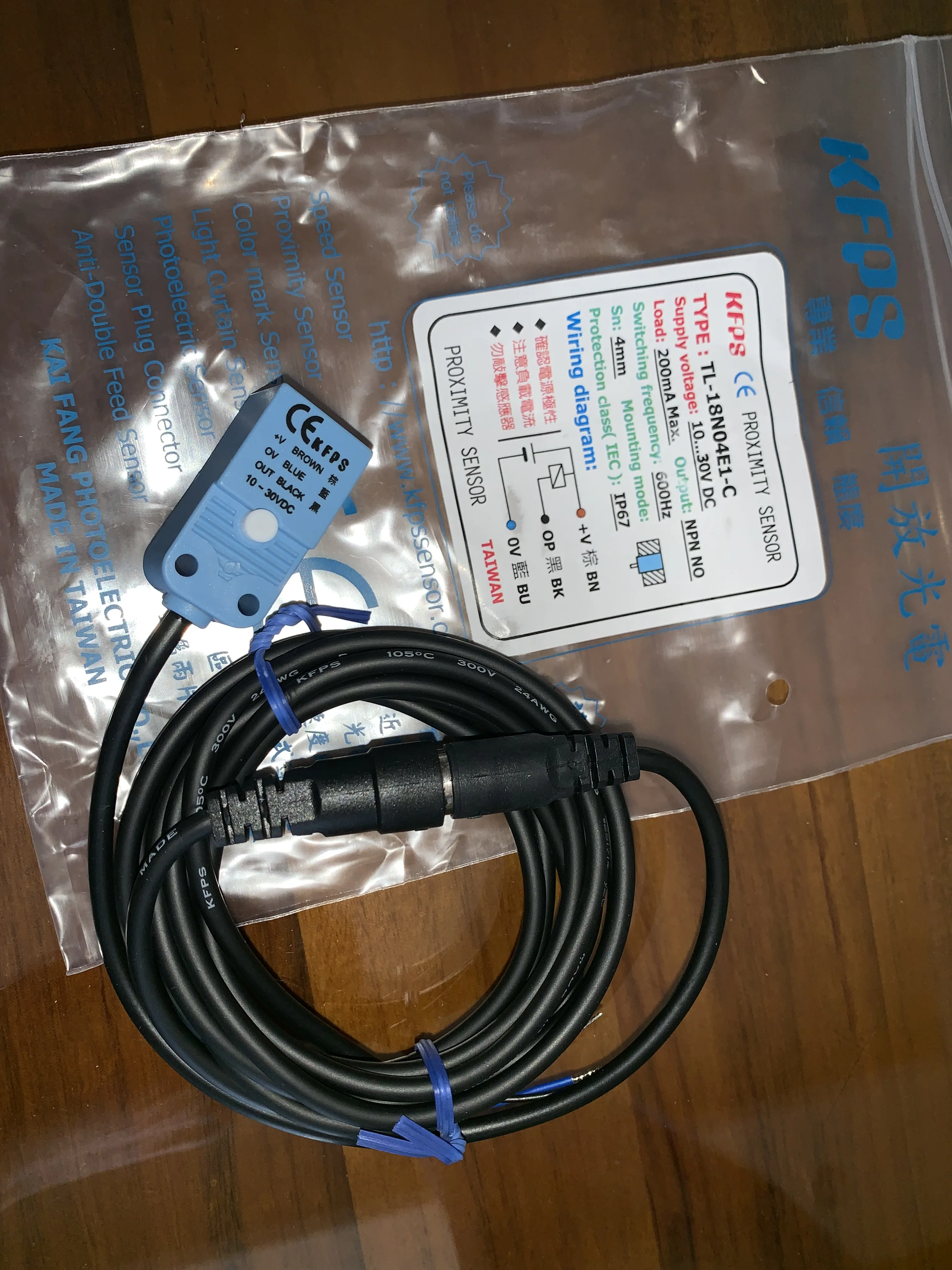 

NEW ORIGINAL TL-18N04E1-C Taiwan KFPS proximity switch