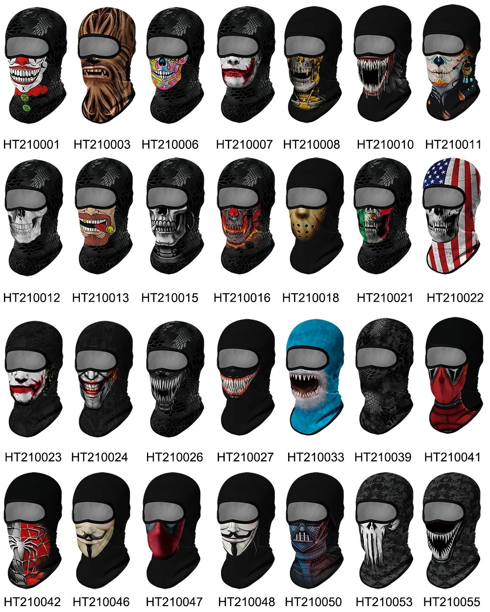 Punisher Half Mask Bandana Balaclava Venom Neck Gaiter Cycling Face Shield Hiking Scarf Ski Mask Headband Pasamontanas Women Men