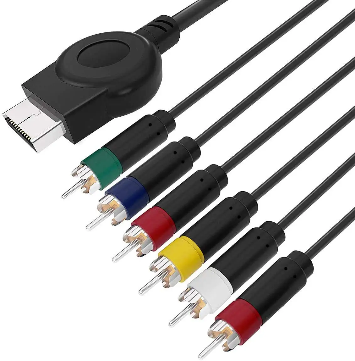 New PS2/ PS3 AV Multi Out to Component Video Audio Cable, 1.8M HD Composite AV Cable Lead for Sony Playstation PS2 / PS3 / PS