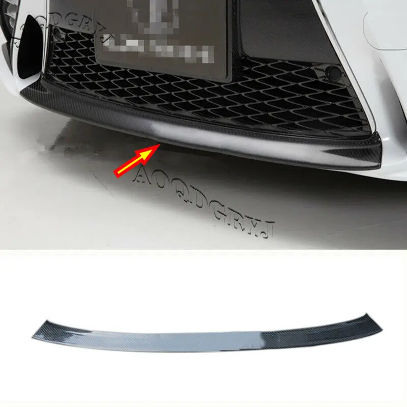 

Carbon Fiber Front Bumper Lip Decor Moulding Cover Trim For LEXUS IS200t IS250 IS300 2013-2016 Car Accessories