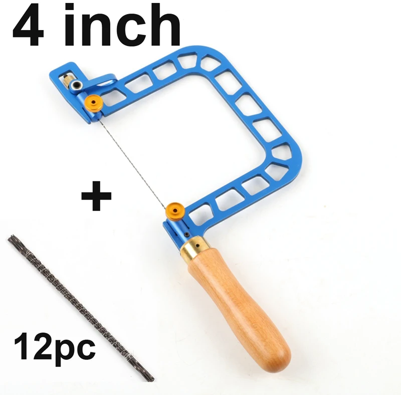 3" 4" Zoll Multifunktions-Drahtzugsäge für Holzarbeiten + 12 Sägeblätter – Detail 4