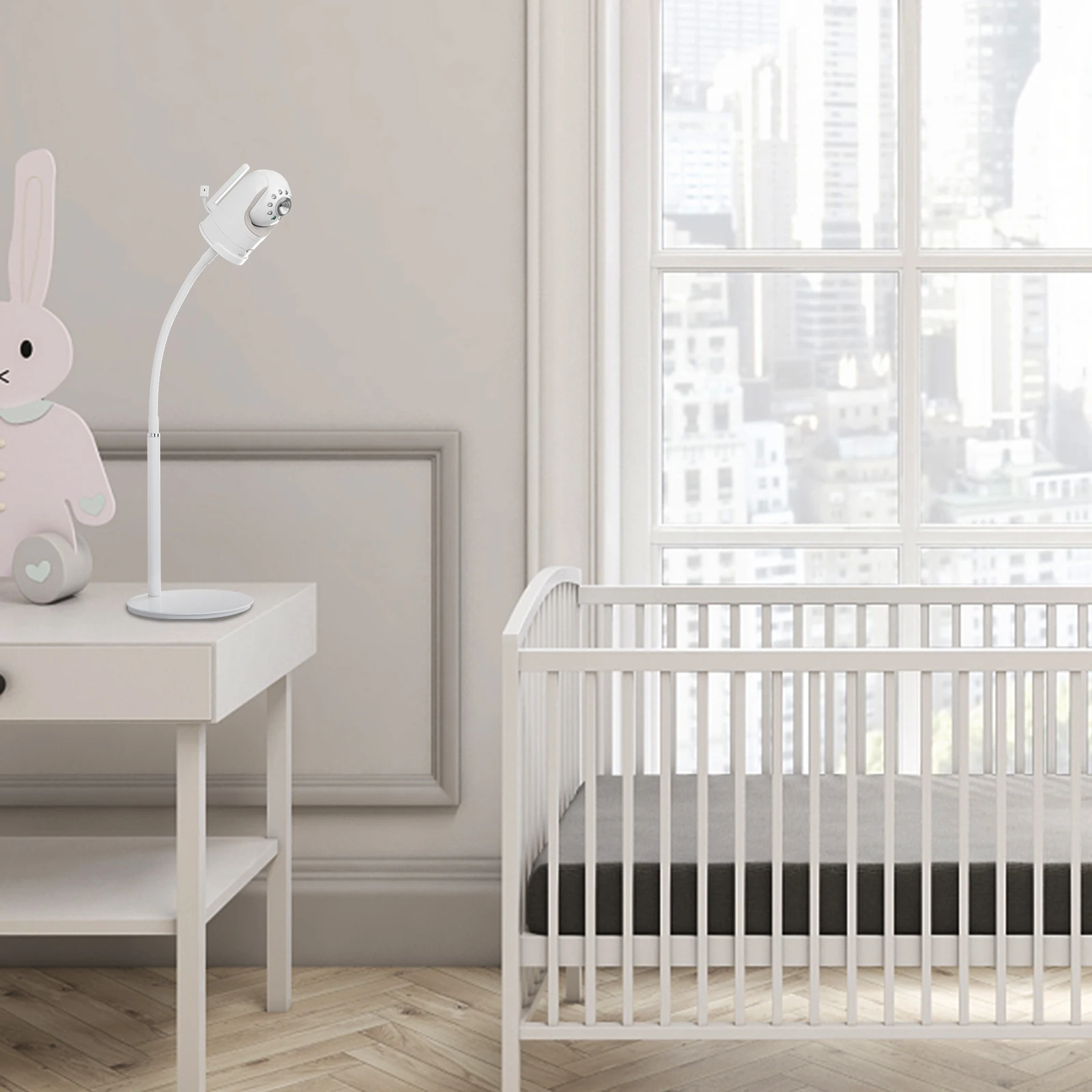 Elastyczne Twist do montażu z podstawą dla niemowląt niania elektroniczna Baby Monitor statyw, solidne podstawy stabilizator uchwyt do montażu