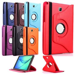 360 Rotation Coque for Samsung Galaxy Tab A 8.0 (2015) T350 T355 Case 360 Smart PU Leather Cover for Samsung T350 T355 Case Flip
