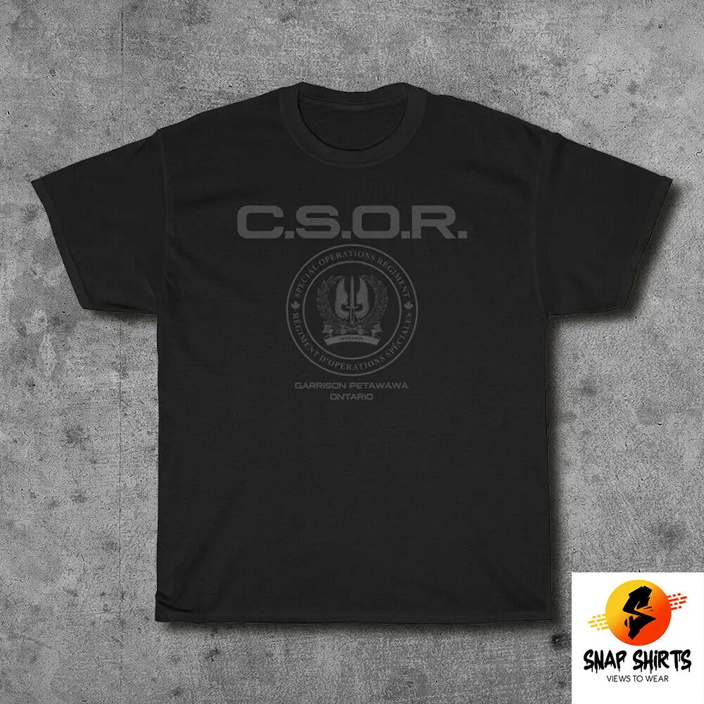 RARE Canadian Special Operations Regiment CSOR Elite Special Forces SWAT Men T-Shirt