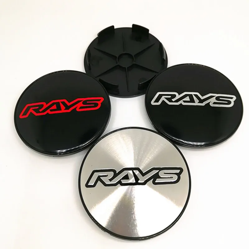 

4pcs 68mm RAYS Car Wheel Caps Center HubCap Cover 65mm Badge Emblem Sticker