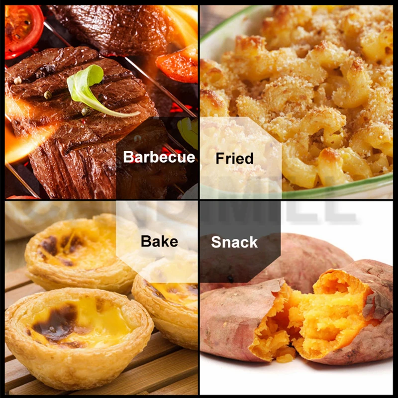 CANDIMILL 4.5L 家庭用オイルフリーエアフライヤー多機能健康食品調理器チキンフライ機