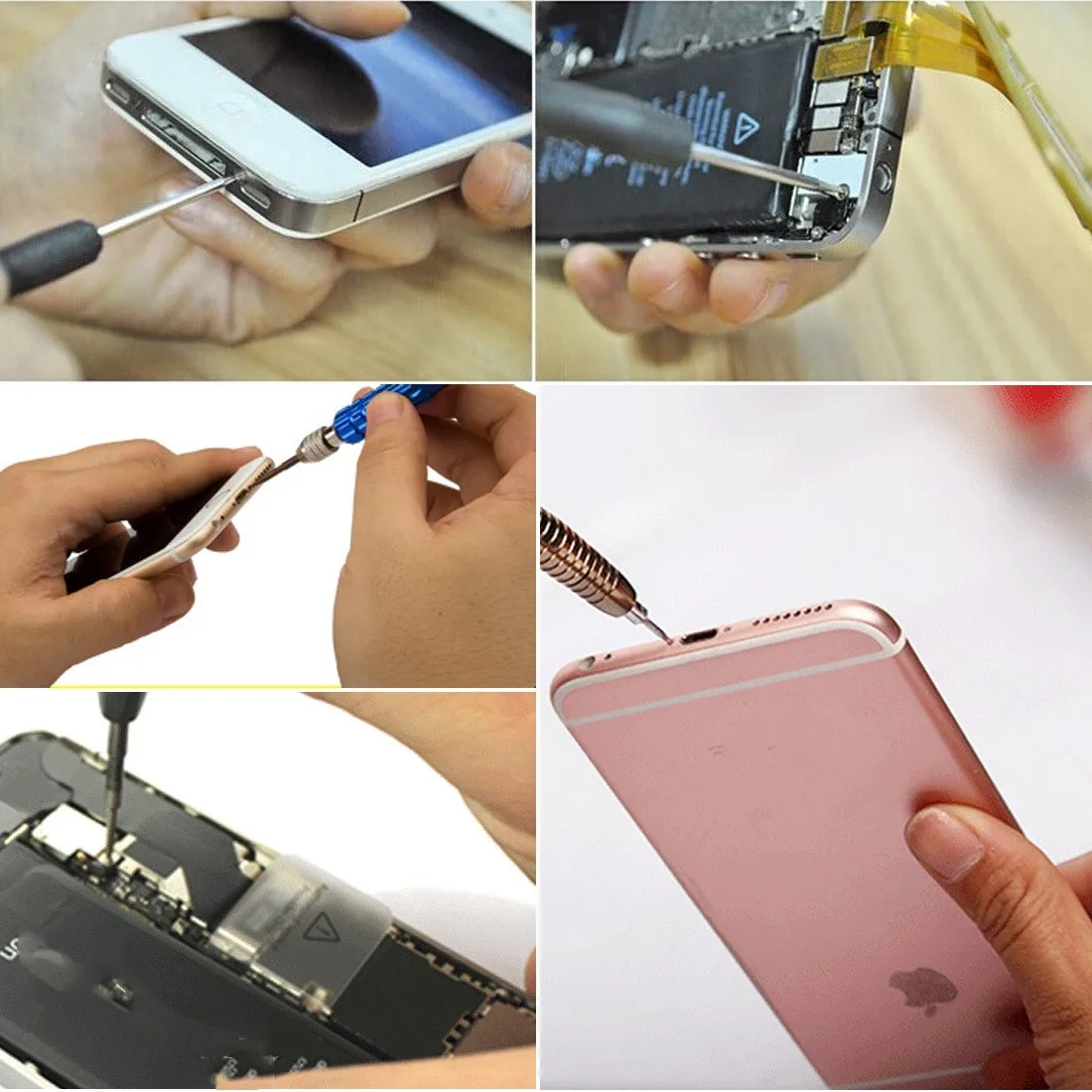 Chave de fenda de precisão profissional para reparo do telefone móvel, 8 em 1, 0,8 Pentalobe 0,6 Y-Type, ferramenta aberta para iPhone, telefone