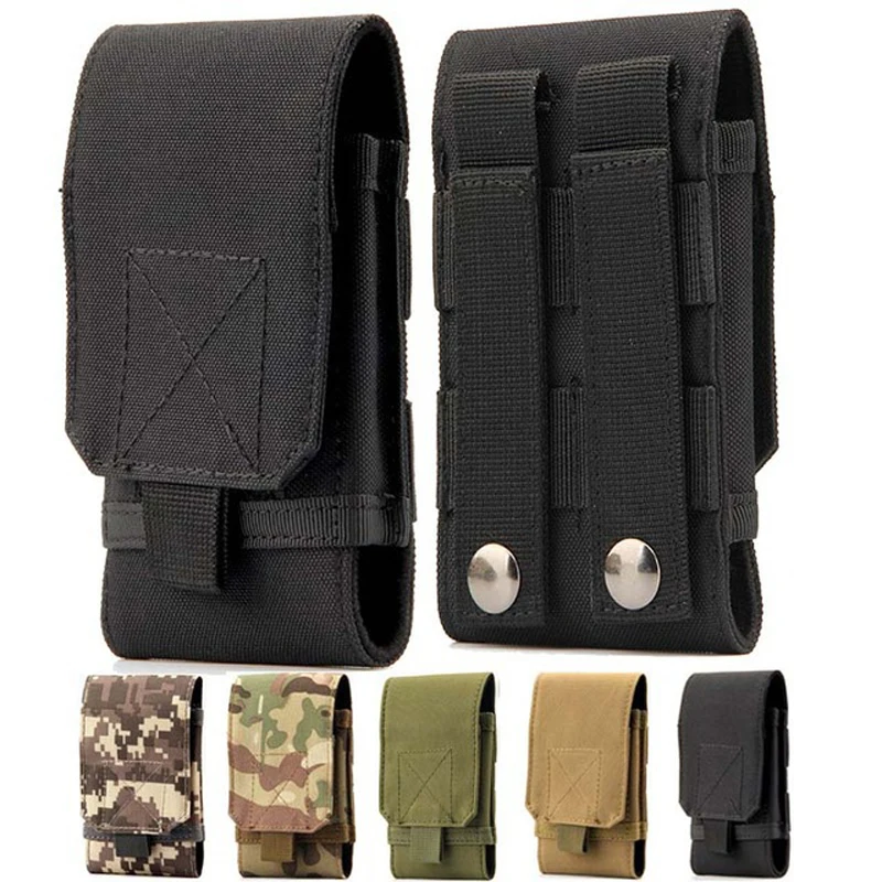 

Universal Phone Pouch Holster Waist Bag Army Tactical Military nylon belt For Samsung iphone Huawei Xiaomi Nokia Smartphone Case
