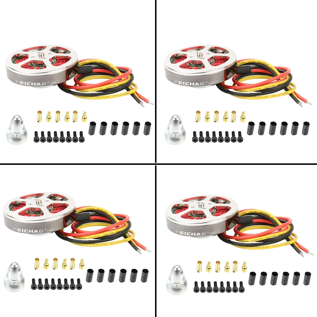 

Feichao 750KV бесщеточный дисковый двигатель высокой тяги с креплением для Hexacopter Quad MultiCopter Aircraft