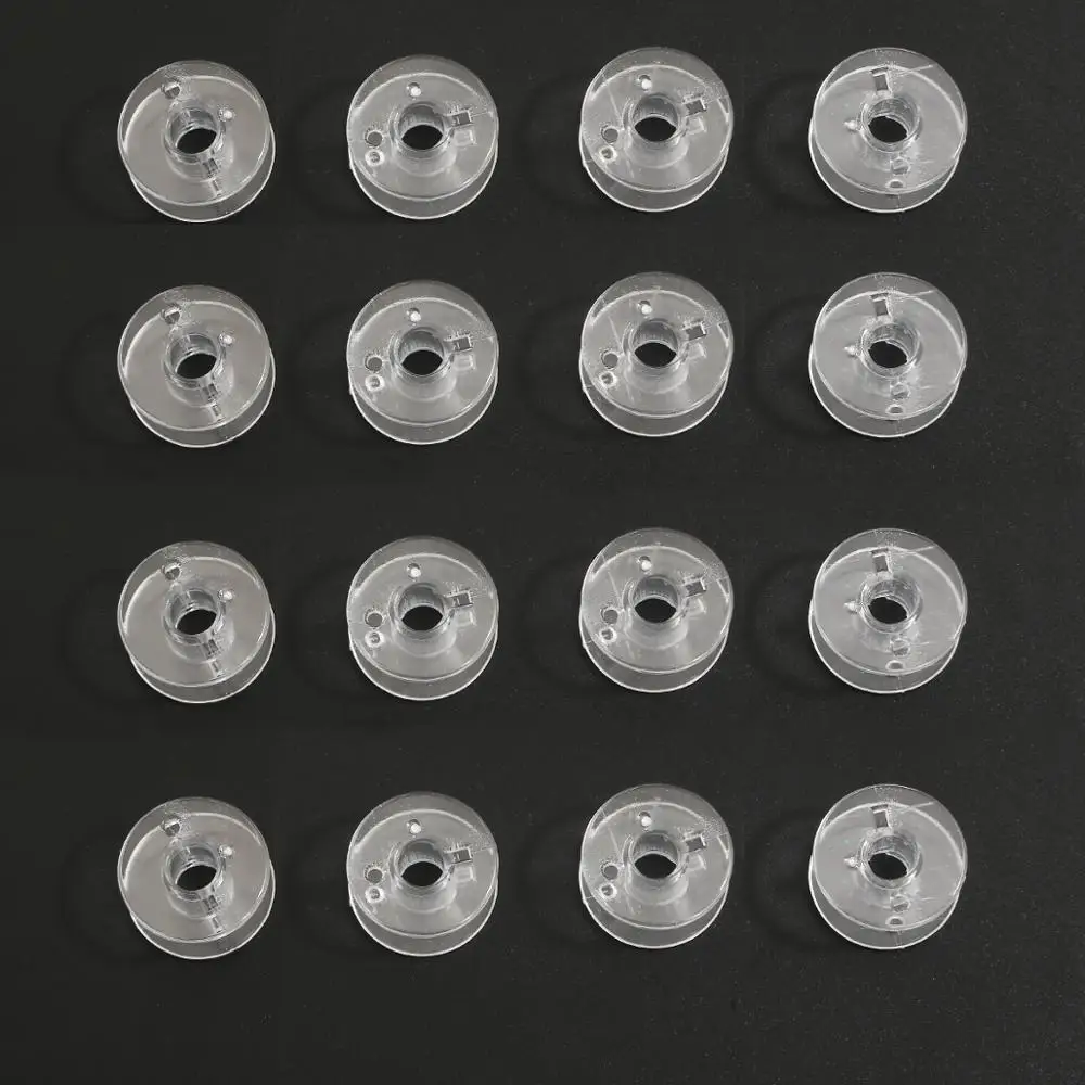 

10pcs/lot Transparent Bobbins Spool Sewing Machine Spool Universal Empty Bobbin Sewing Bobbins Spool For Sewing Tool Accessories