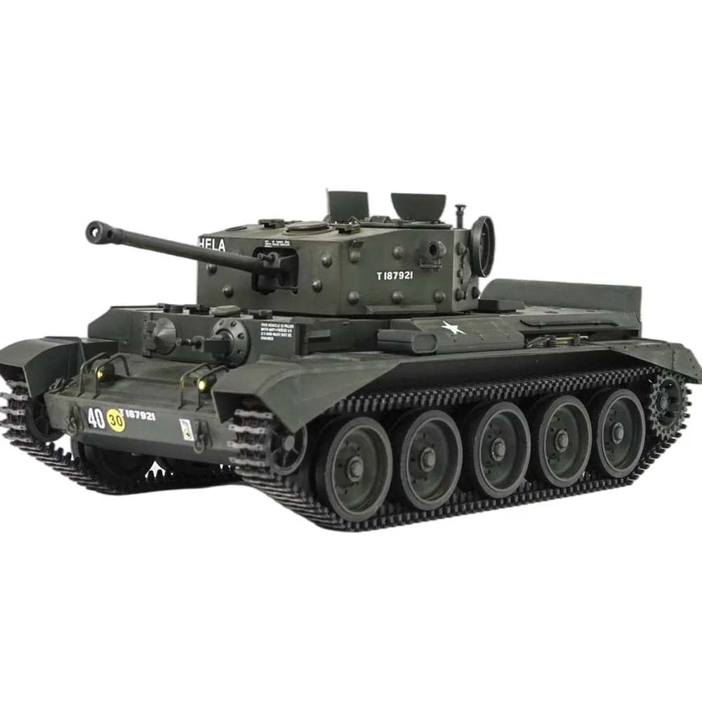 1/16 British Cromwell RC Tank Cruiser Mk VIII A27M WW2 Mlitary WWII History Hobby Grade Adult Fun Remote Control Enjoyable Toy