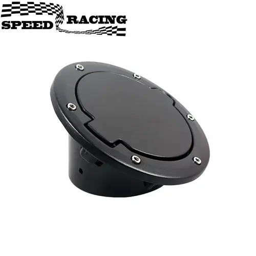 Tapa de tanque de combustible para coche, aleación de aluminio ABS, tapa de tanque de Gas, tapa negra para Jeep Wrangler JK JKU 2007-2018