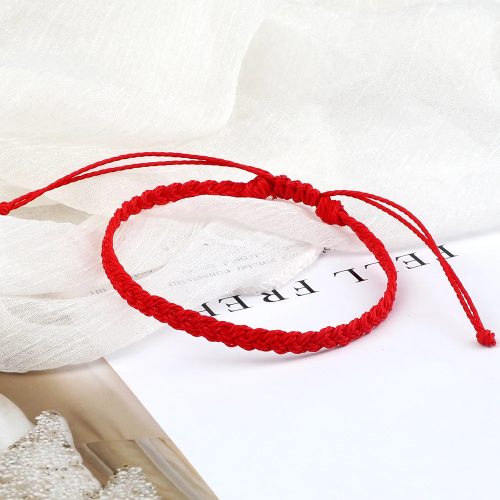 Women Handmade Woven Bracelets Waterproof Wax Thread Wrap Rope Knot Bracelets Men Tibetan Buddhist Bracelet Friend Jewelry Gifts
