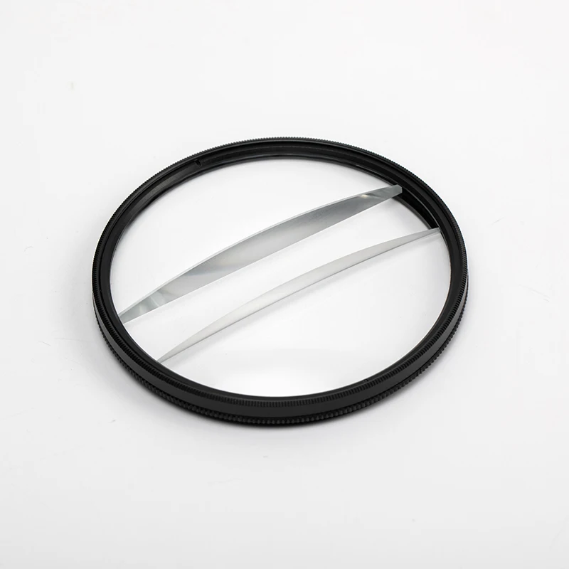 77mm Blur Effects Camera Filter DSLR Photography Foreground Special Filter Double Half Moon Variable Prism Lens DSLR Accessories